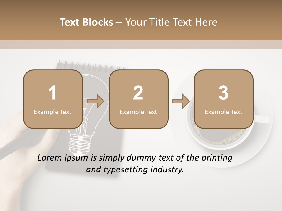 Closeup Lightbulb Draw PowerPoint Template