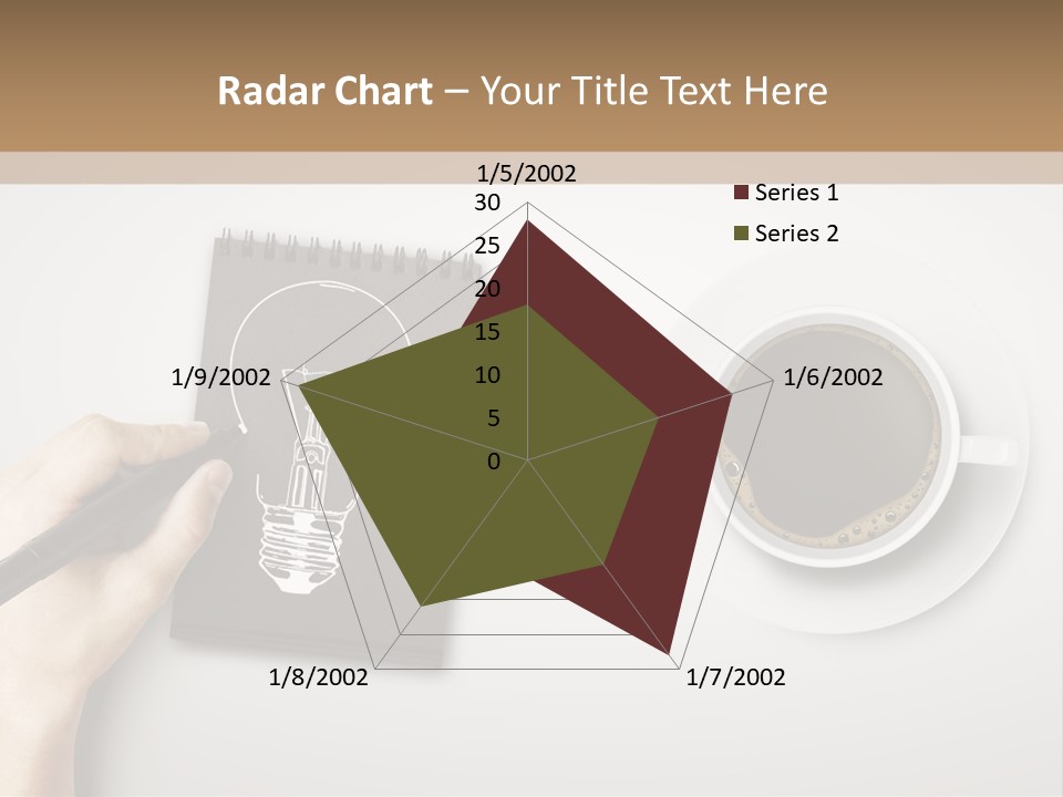 Closeup Lightbulb Draw PowerPoint Template