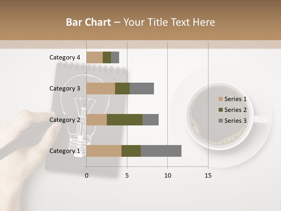 Closeup Lightbulb Draw PowerPoint Template