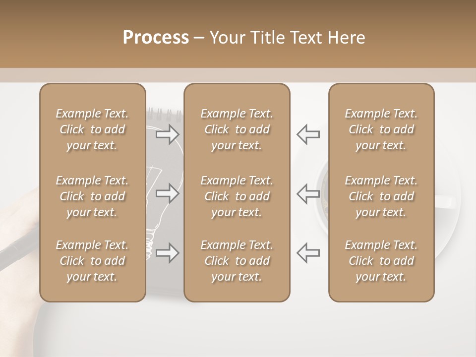 Closeup Lightbulb Draw PowerPoint Template