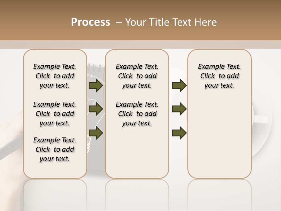 Closeup Lightbulb Draw PowerPoint Template