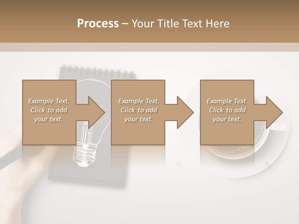 Closeup Lightbulb Draw PowerPoint Template