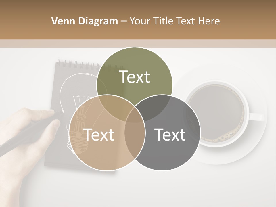 Closeup Lightbulb Draw PowerPoint Template