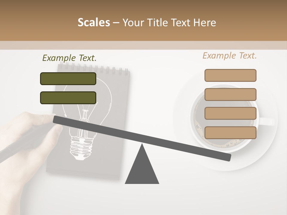 Closeup Lightbulb Draw PowerPoint Template