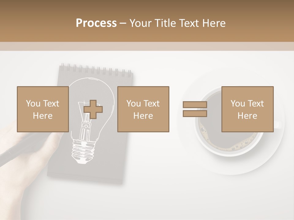 Closeup Lightbulb Draw PowerPoint Template
