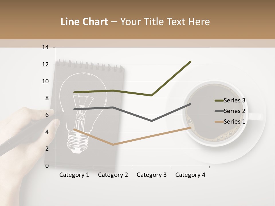 Closeup Lightbulb Draw PowerPoint Template