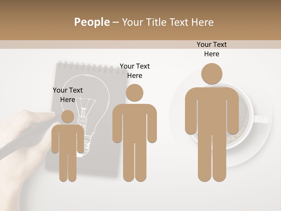 Closeup Lightbulb Draw PowerPoint Template