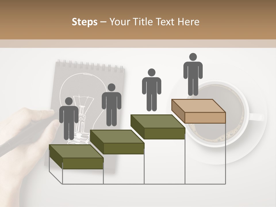 Closeup Lightbulb Draw PowerPoint Template