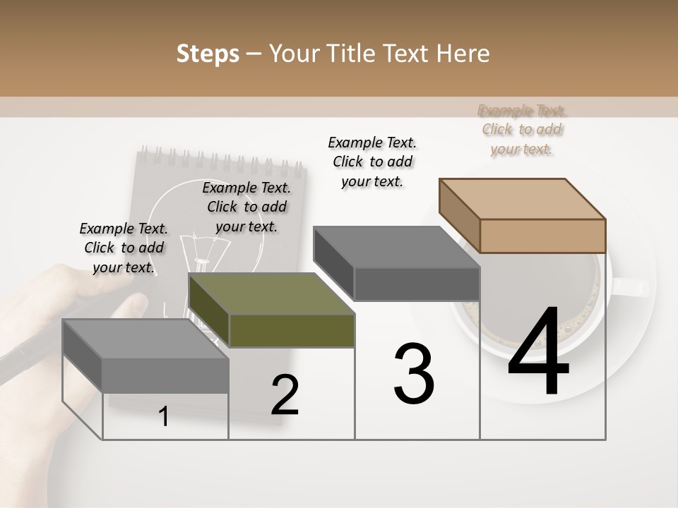 Closeup Lightbulb Draw PowerPoint Template