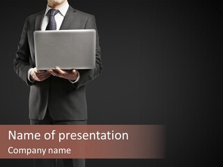 White Concept Media PowerPoint Template