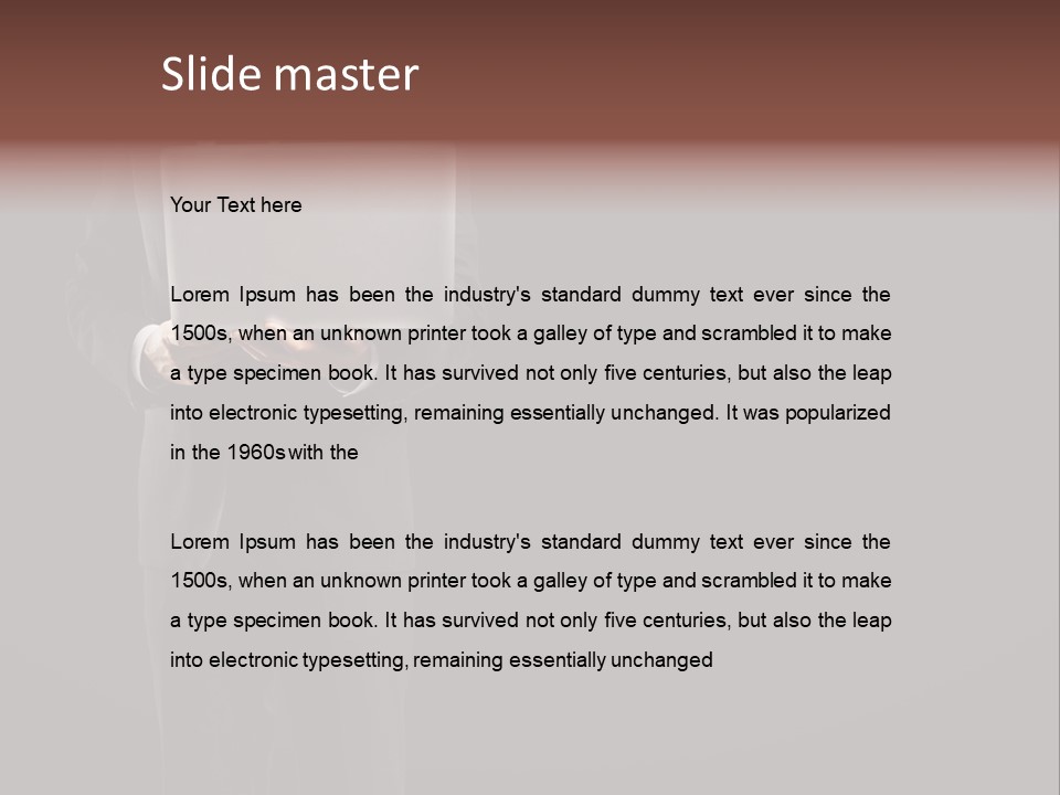 White Concept Media PowerPoint Template