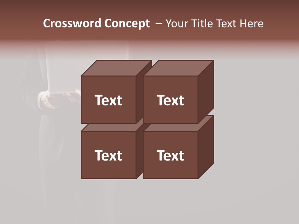 White Concept Media PowerPoint Template
