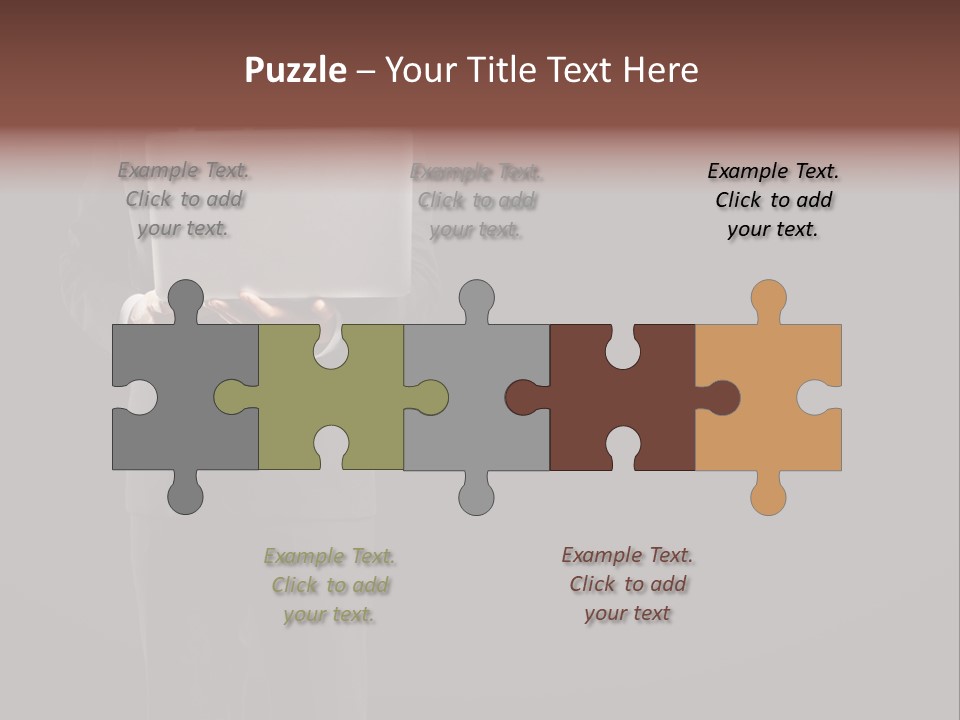 White Concept Media PowerPoint Template