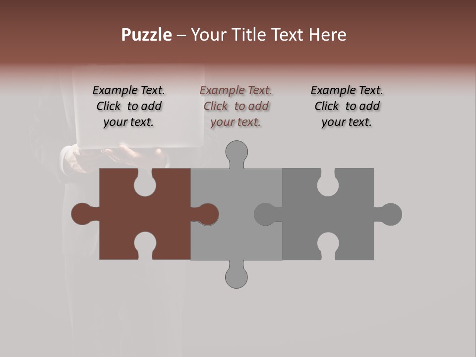 White Concept Media PowerPoint Template