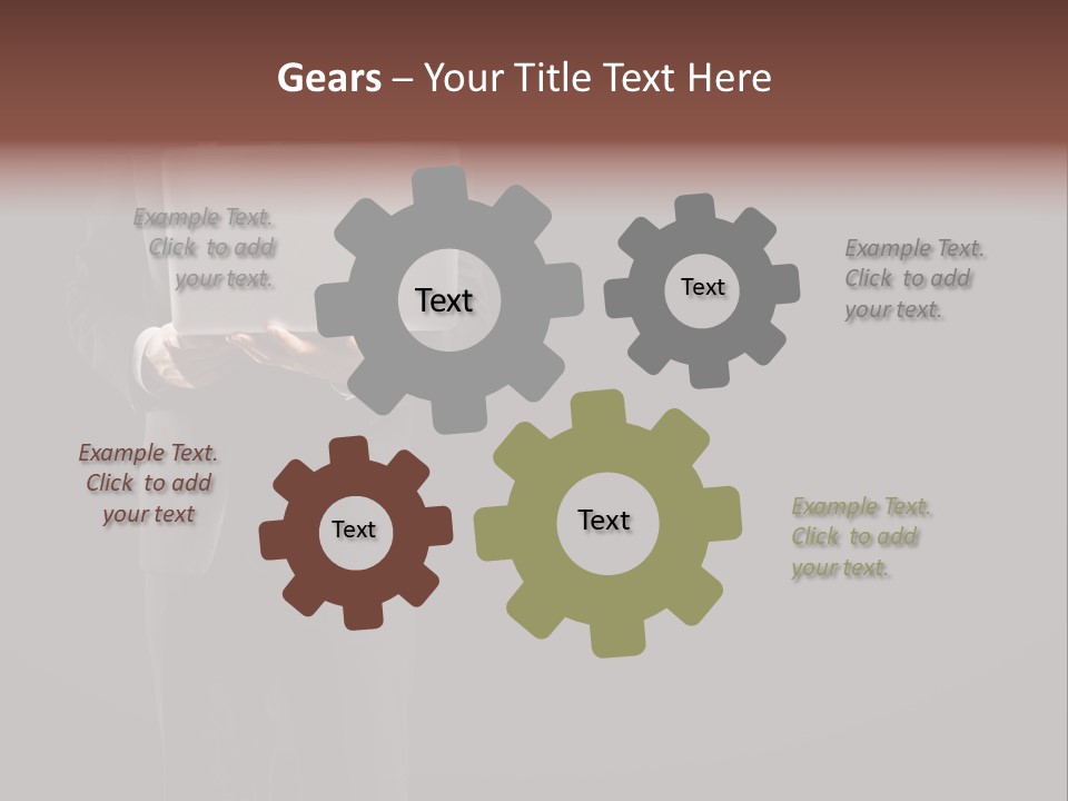 White Concept Media PowerPoint Template