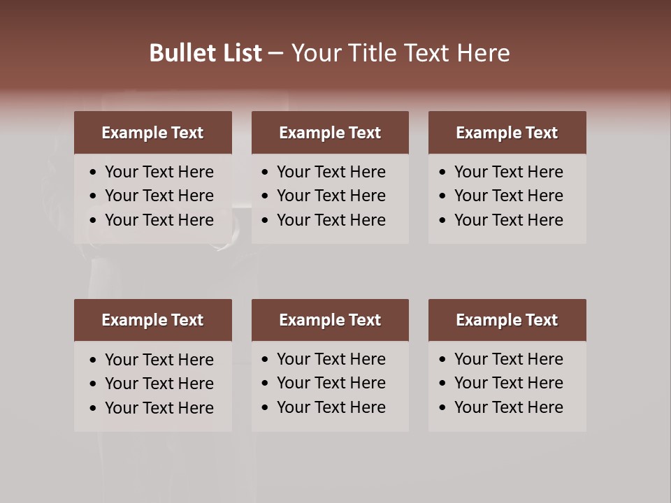 White Concept Media PowerPoint Template