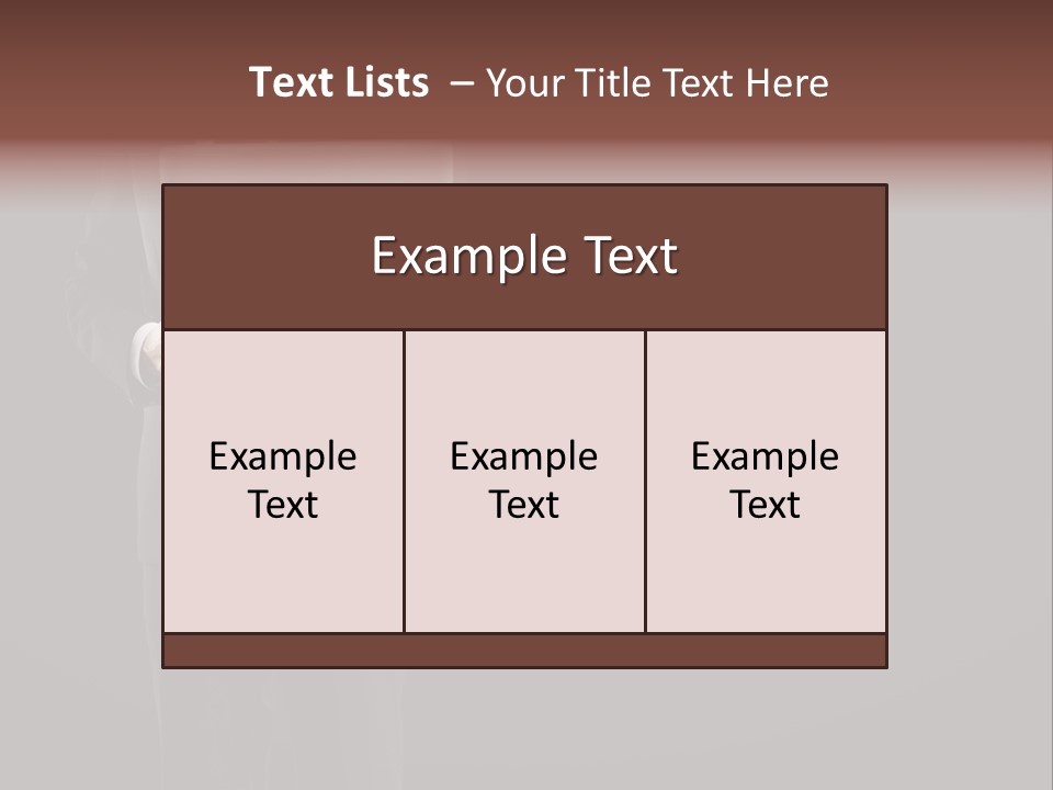 White Concept Media PowerPoint Template