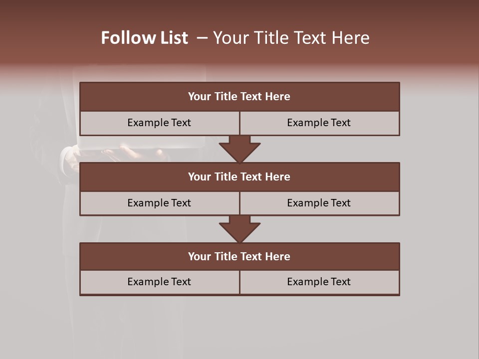 White Concept Media PowerPoint Template