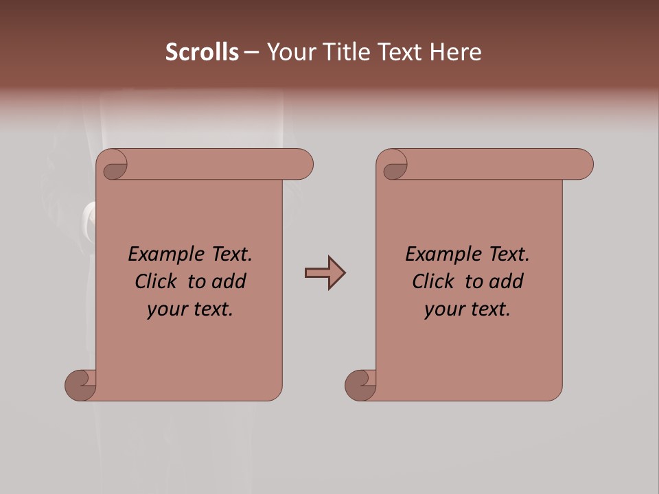 White Concept Media PowerPoint Template