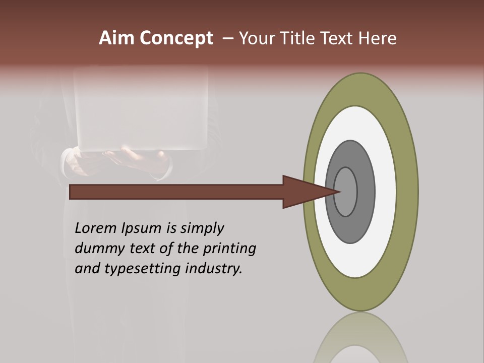 White Concept Media PowerPoint Template