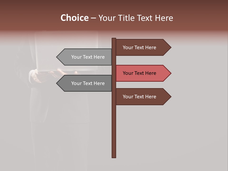 White Concept Media PowerPoint Template