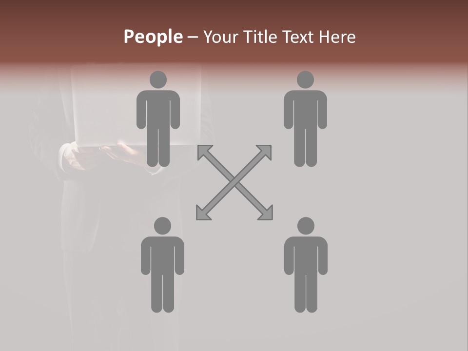 White Concept Media PowerPoint Template