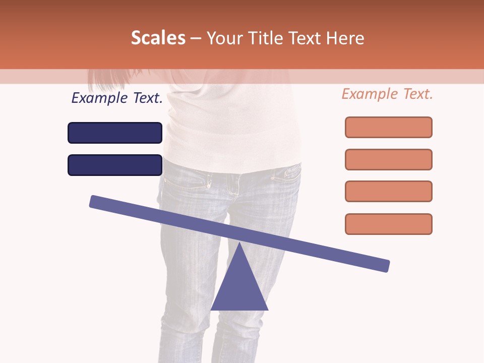 Scales Fatty Lunch PowerPoint Template