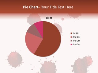 Smudge Droplet Blot PowerPoint Template