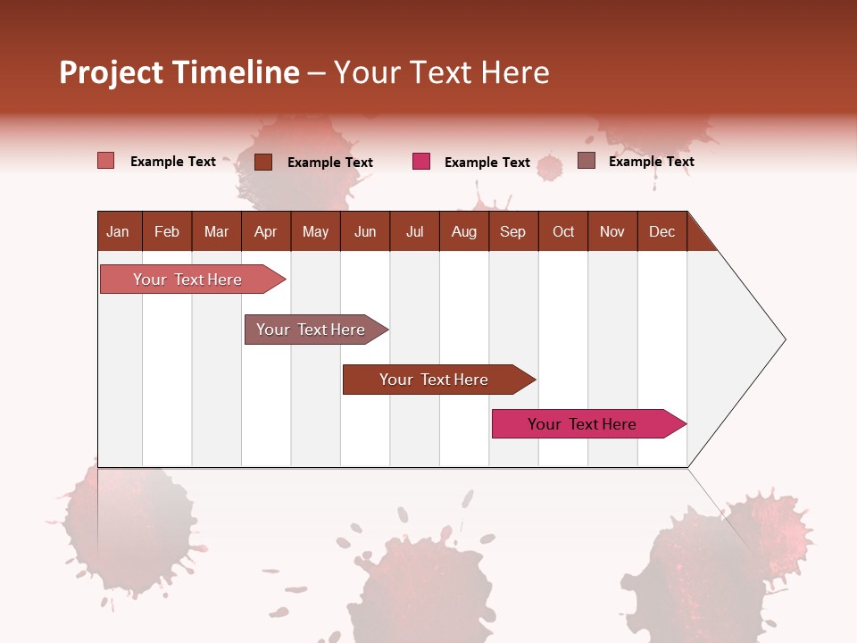 Smudge Droplet Blot PowerPoint Template