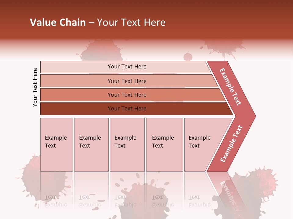 Smudge Droplet Blot PowerPoint Template