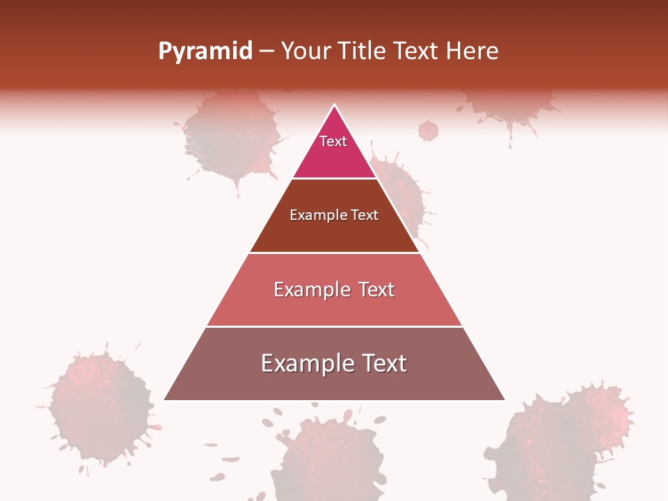Smudge Droplet Blot PowerPoint Template