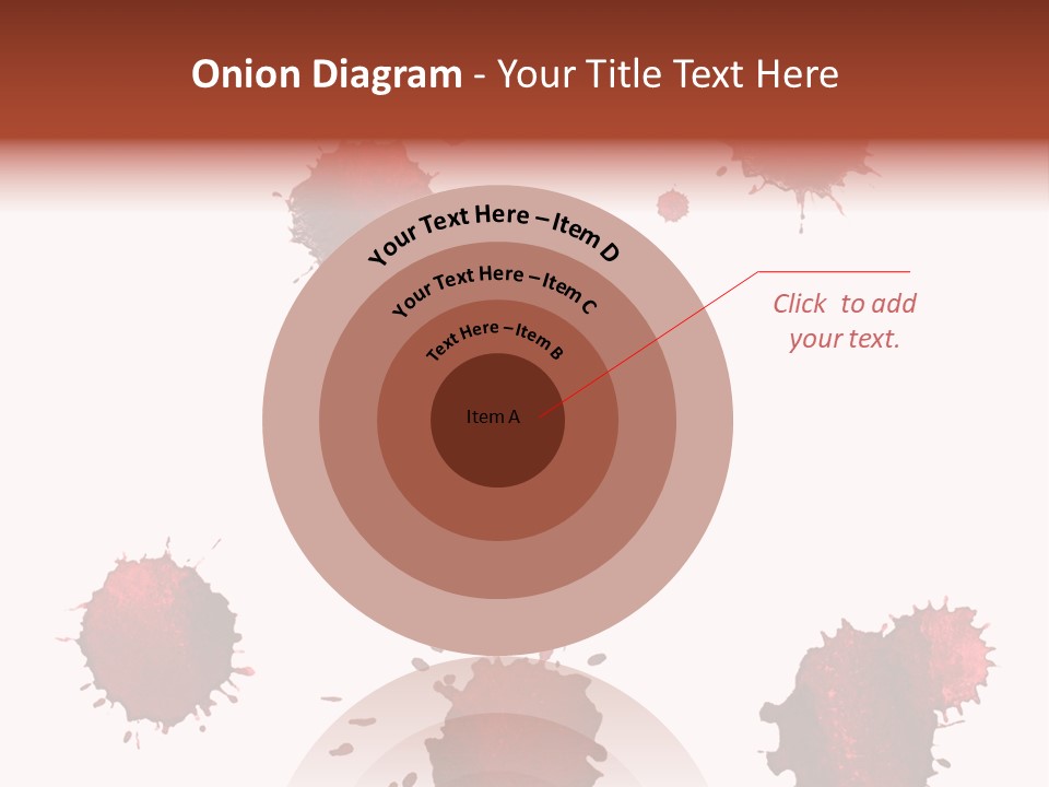 Smudge Droplet Blot PowerPoint Template