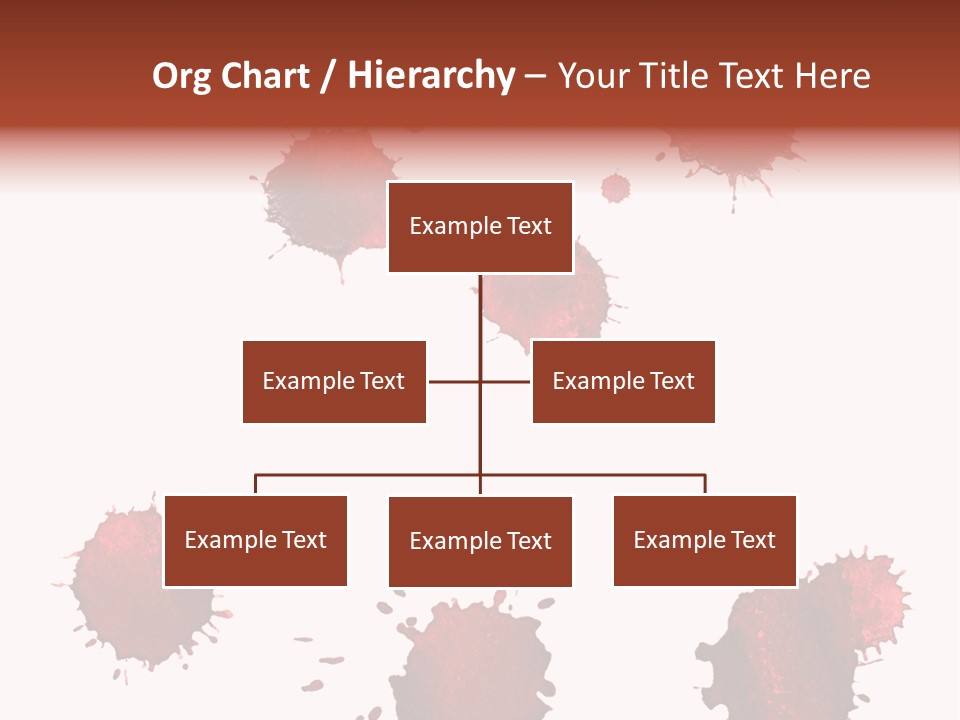 Smudge Droplet Blot PowerPoint Template