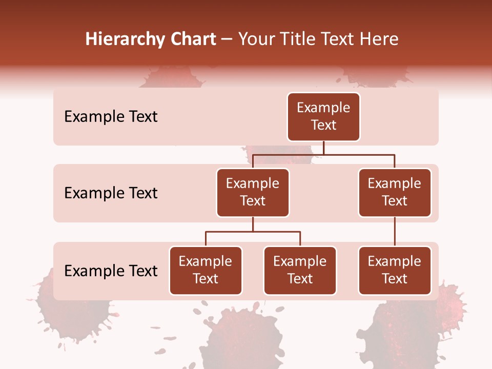 Smudge Droplet Blot PowerPoint Template