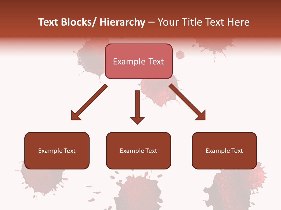 Smudge Droplet Blot PowerPoint Template