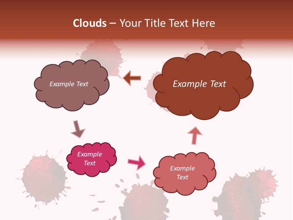 Smudge Droplet Blot PowerPoint Template