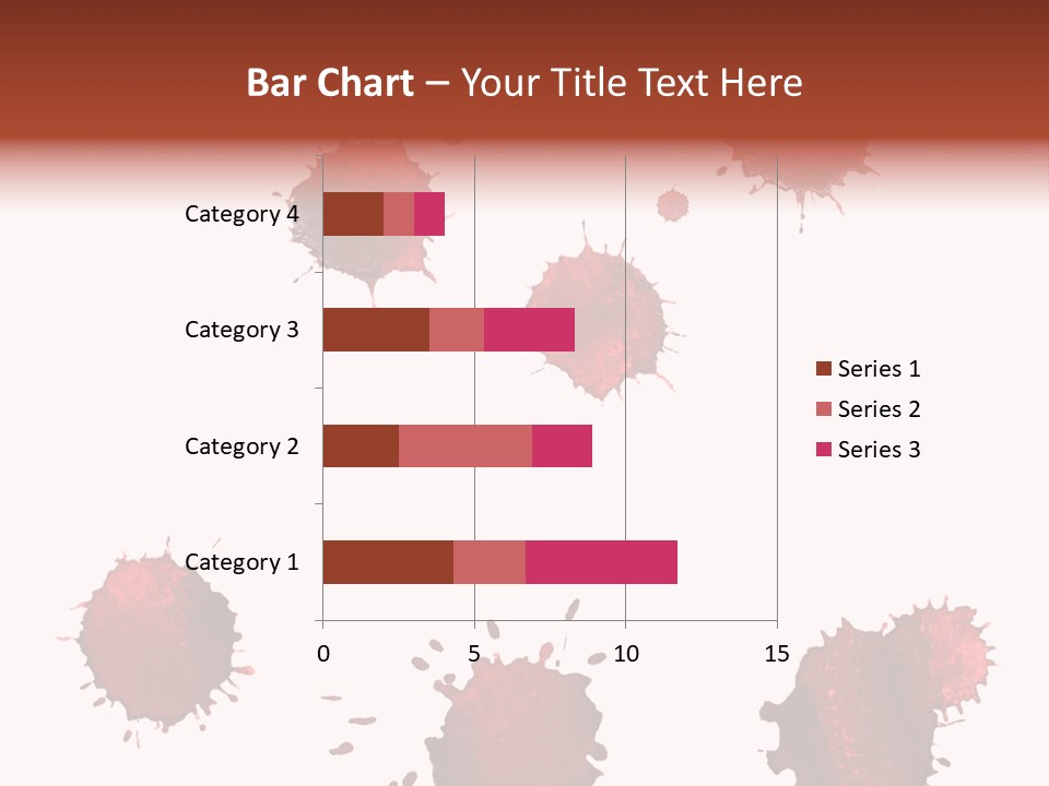 Smudge Droplet Blot PowerPoint Template