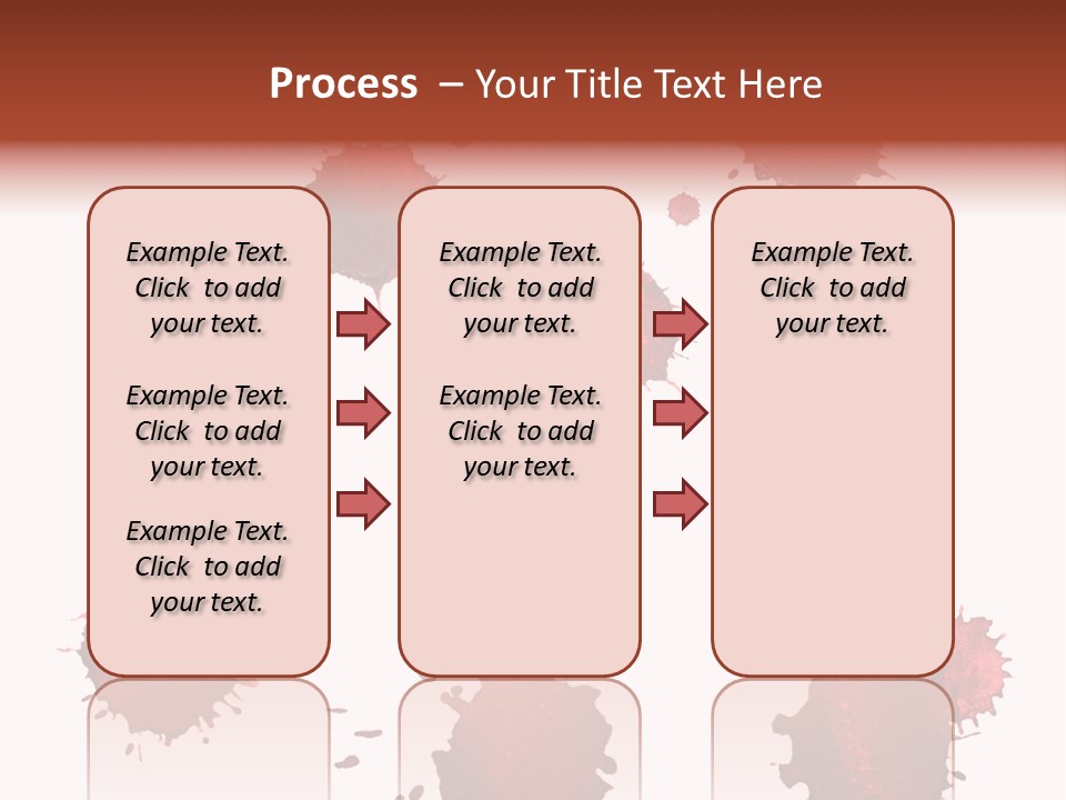 Smudge Droplet Blot PowerPoint Template