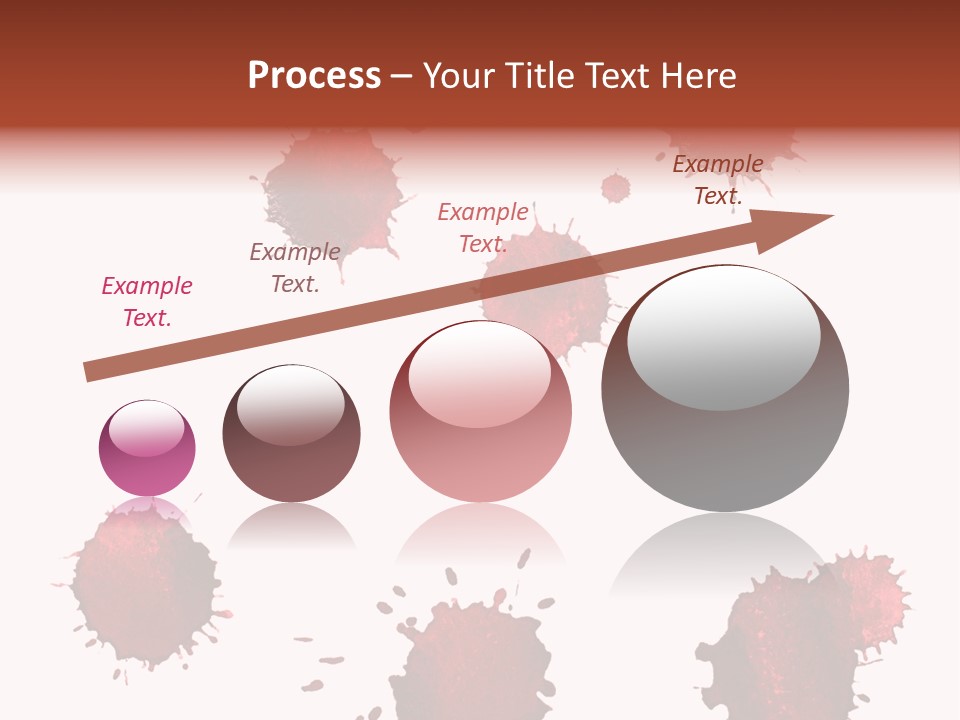 Smudge Droplet Blot PowerPoint Template