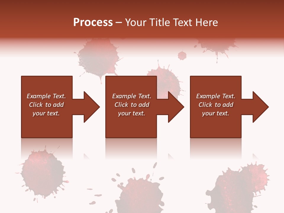 Smudge Droplet Blot PowerPoint Template