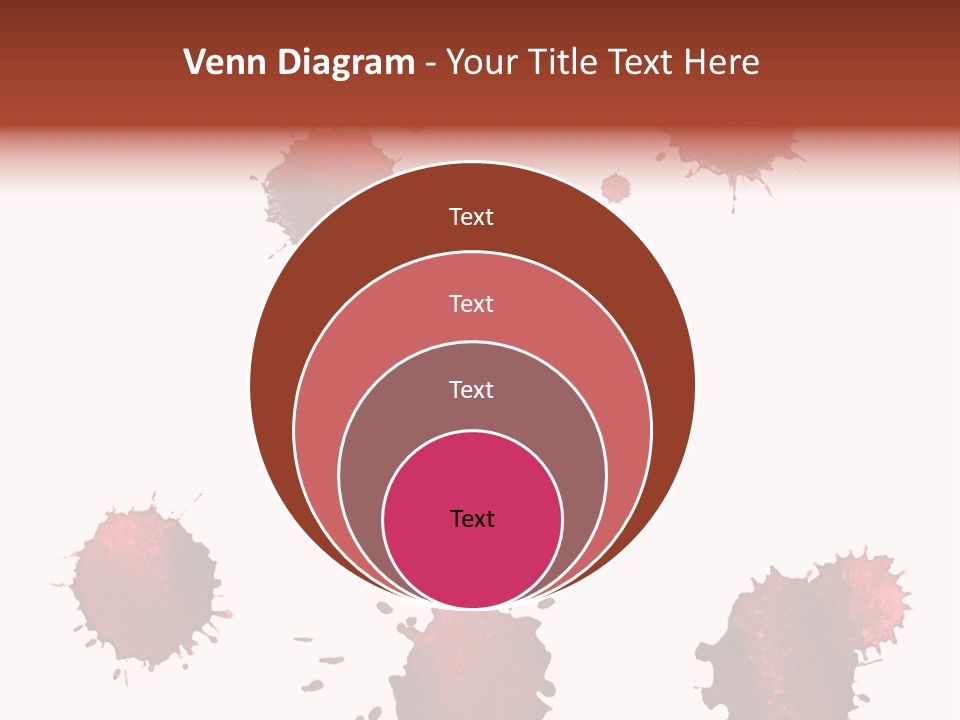 Smudge Droplet Blot PowerPoint Template