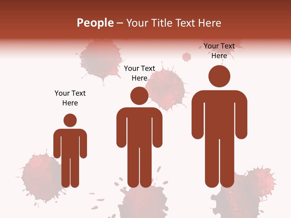 Smudge Droplet Blot PowerPoint Template