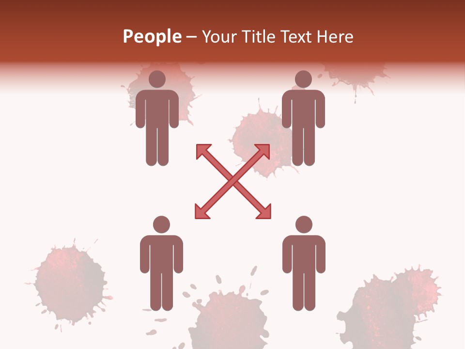 Smudge Droplet Blot PowerPoint Template