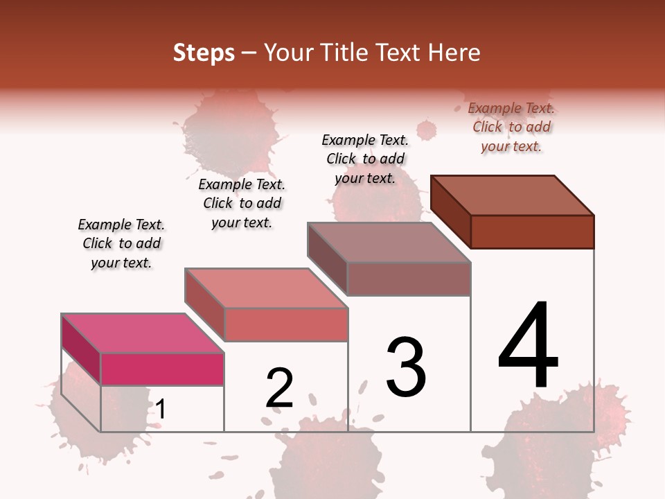 Smudge Droplet Blot PowerPoint Template