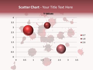 Rough Orange Droplet PowerPoint Template