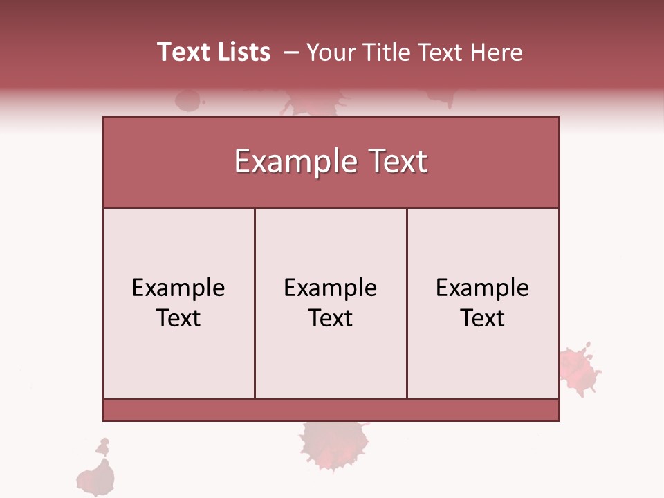 Rough Orange Droplet PowerPoint Template