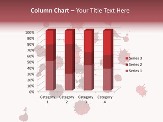 Rough Orange Droplet PowerPoint Template