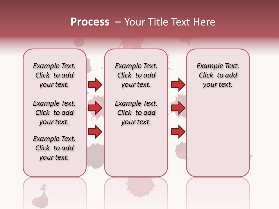Rough Orange Droplet PowerPoint Template