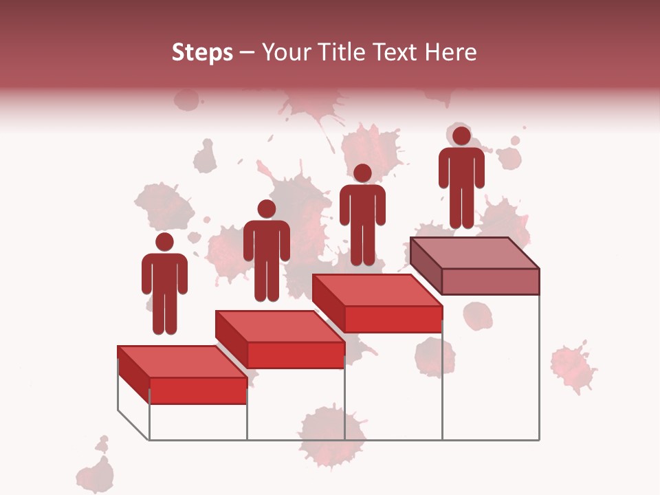 Rough Orange Droplet PowerPoint Template