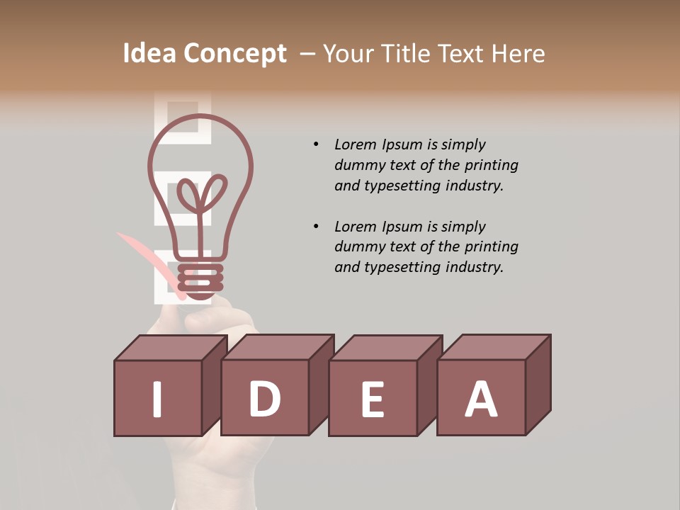Image Concept Macro PowerPoint Template